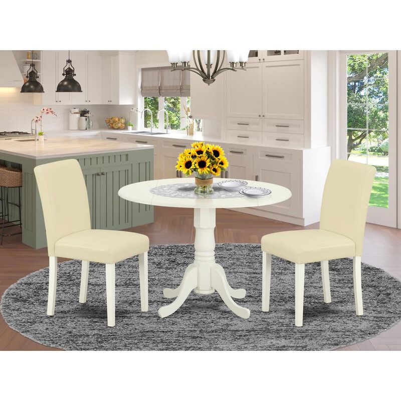 Dining Room Set Linen White