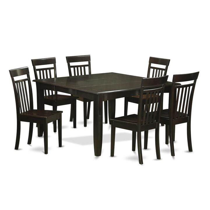 7 Pc Formal Dining room set-Table and 6 Kitchen Chairs.