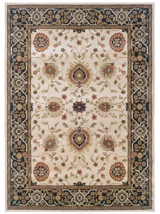 Hudson 1338C 7'8" x 10'10" Beige Rug