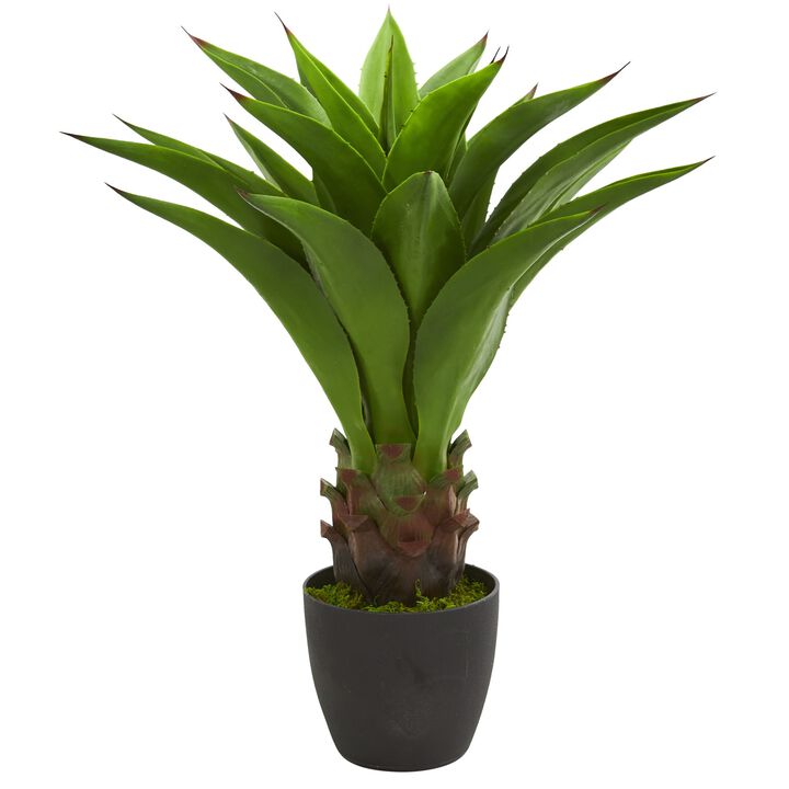 HomPlanti 30" Agave Artificial Plant