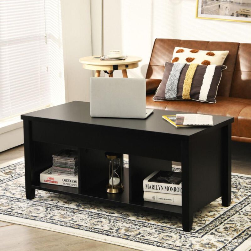 Hivvago Lift Top Coffee Table with Hidden Storage Compartment
