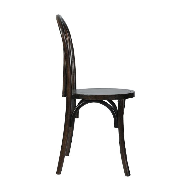 Flash Furniture Betsy Early American Thonet Style Solid Wood Stackable Dining Chair image number 4