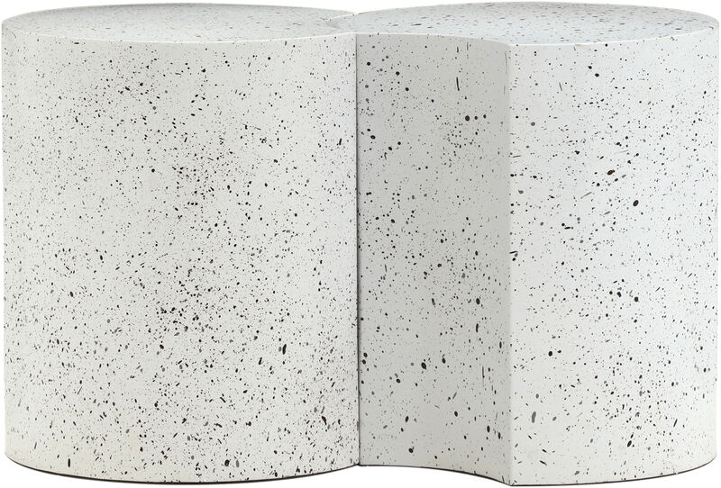 Meridian Furniture Dimple White End Table image number 2