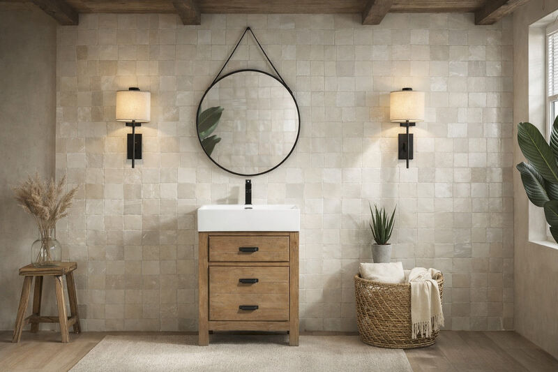 Ava 24" Bathroom Vanity Weathered image number 1