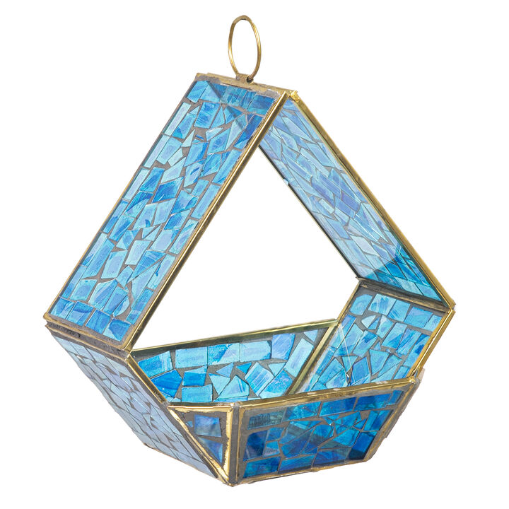 Modern Mosaic Fly-Through Bird Feeder