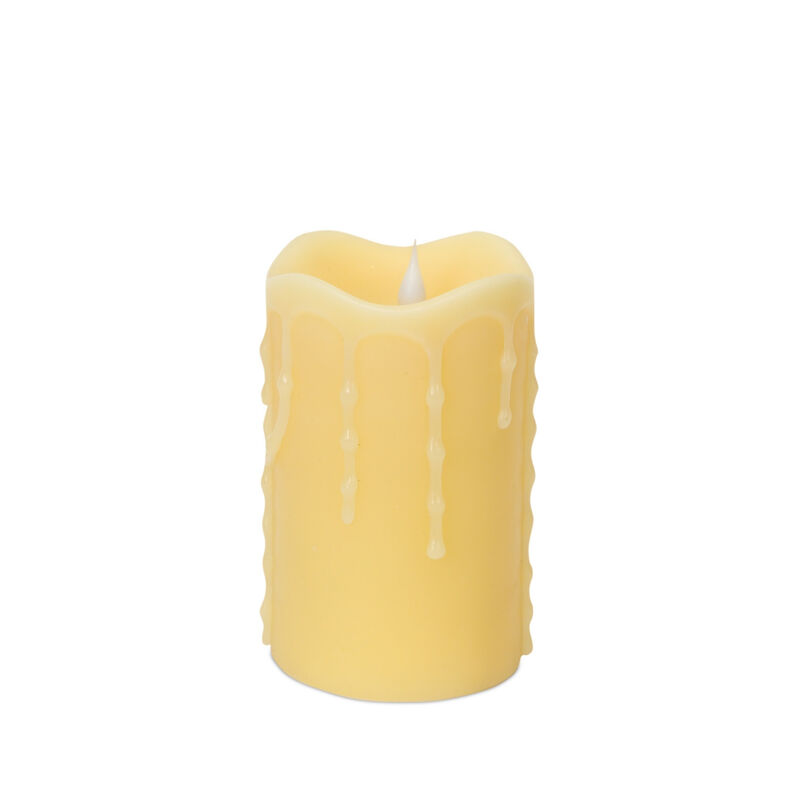 Simplux LED Dripping Candle for Realistic Flickering Light and Safe Ambiance