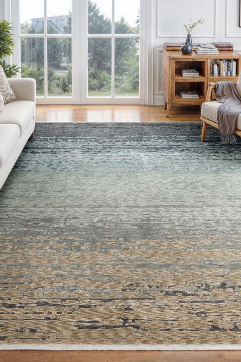 Echo ECH09 Blue 3'3" x 5' Rug