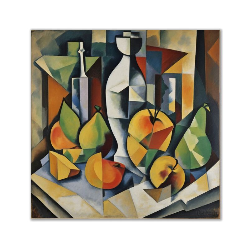 AAW Abstract Vase Ready to Hang Canvas Wall Art