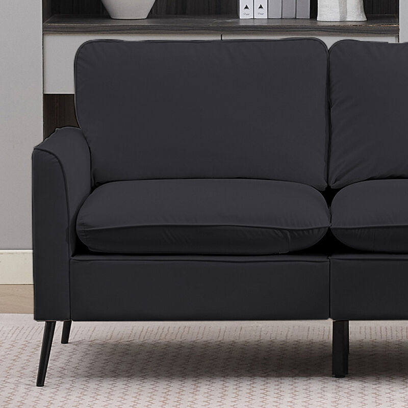 GOODSILO Comfortable Upholstered Single Sofa Armchair Leisure Accent Seating image number 9