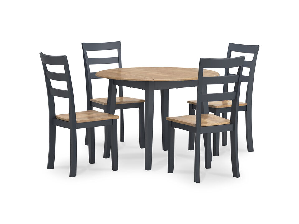 Gesthaven Blue 5 Piece Dining Set