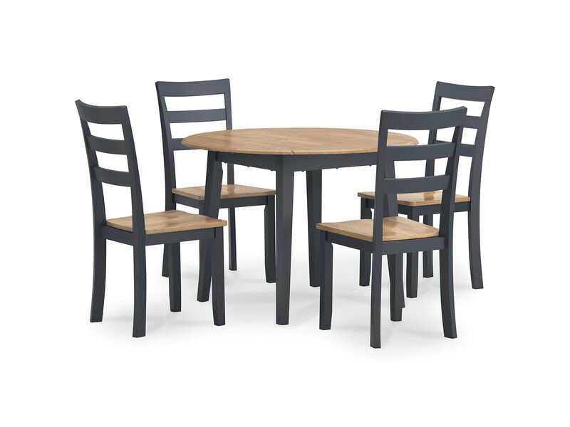 Gesthaven Blue 5 Piece Dining Set