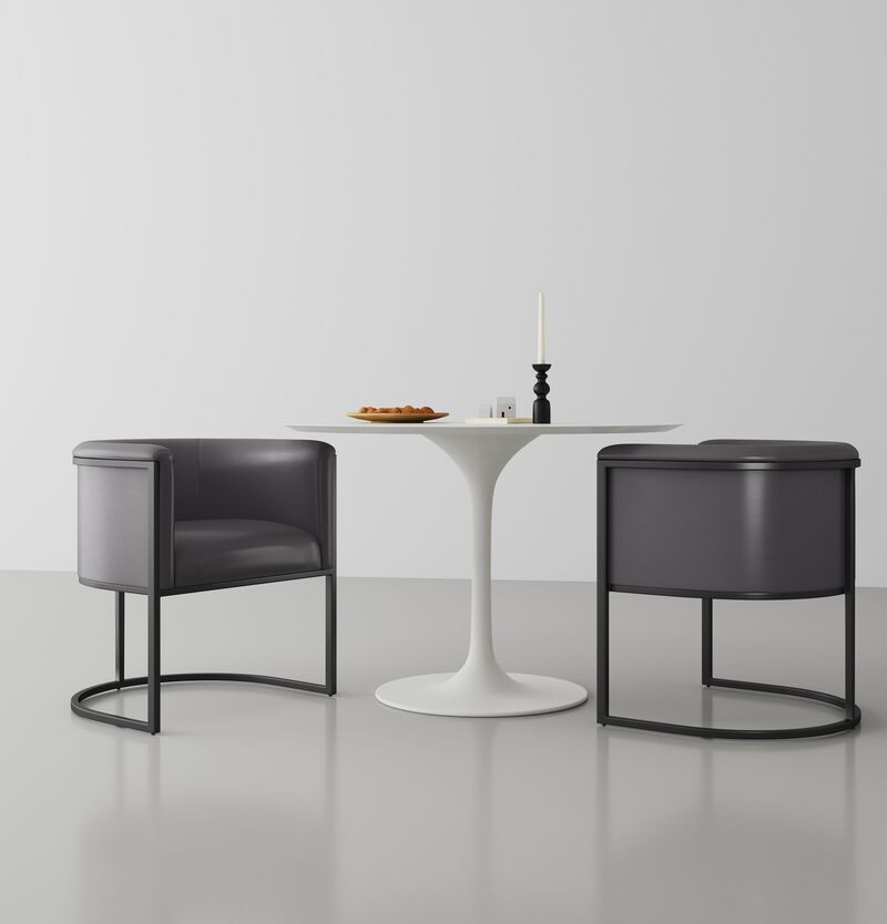 Cosmopolitan Gray Dining Chair