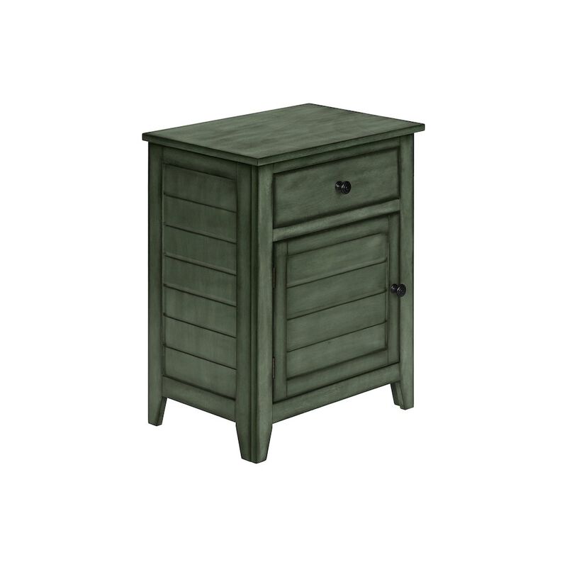 Transitional Accent Table in Green color
