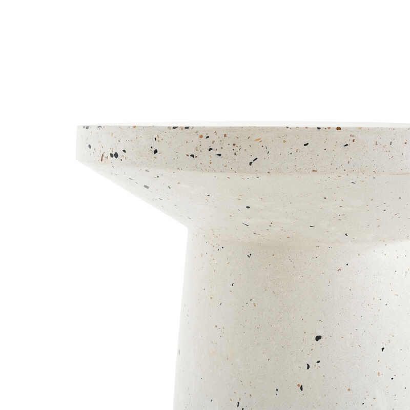 Christopher Knight Home Willowmere Outdoor Handcrafted Lightweight Concrete Side Table image number 8