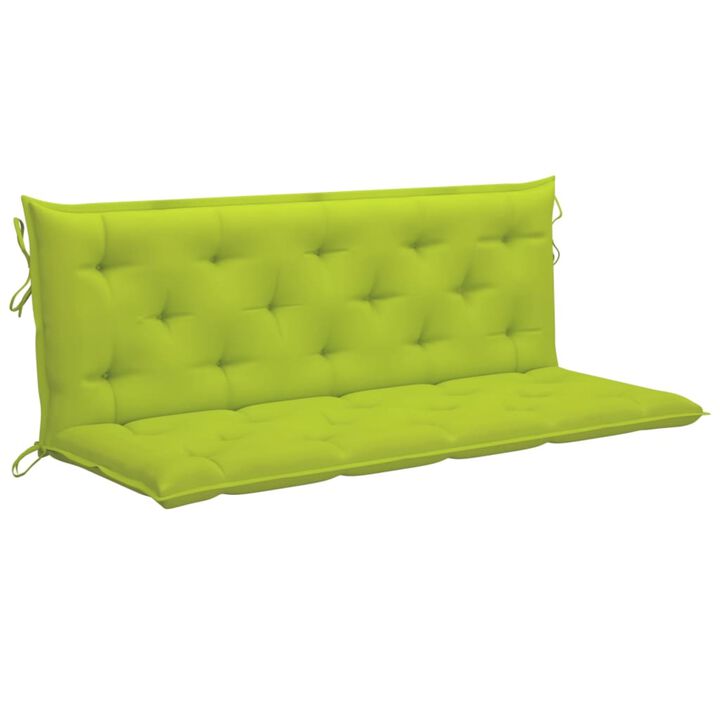 vidaXL Cushion for Swing Chair Bright Green 59.1" Fabric