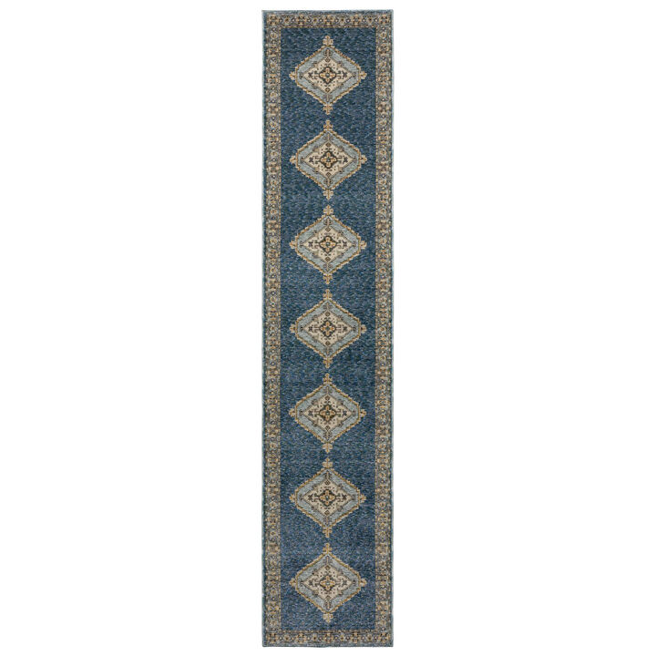 HomeRoots Medallion Runner Rug