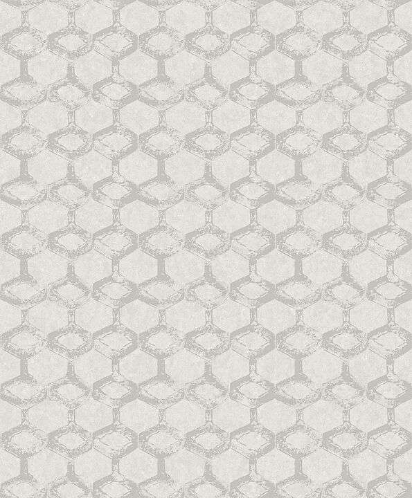 Besi Silver Tiled Wallpaper