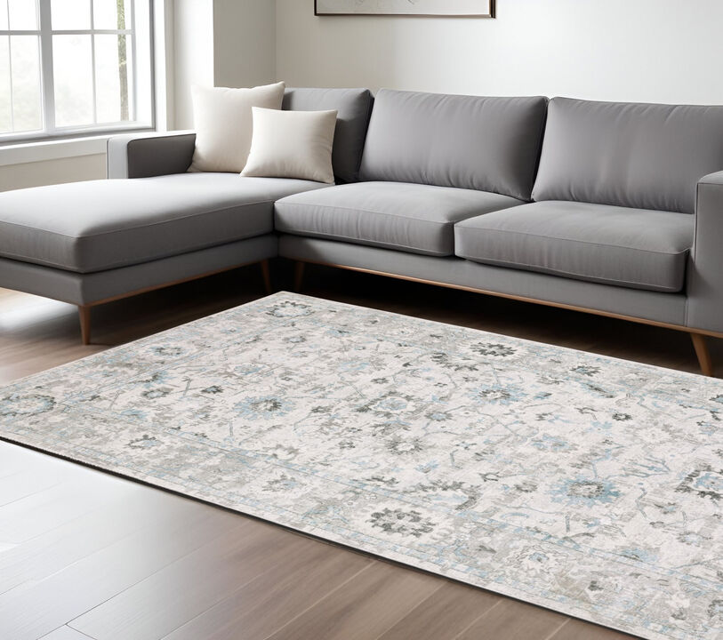 HomeRoots Oriental Hand Tufted Area Rug