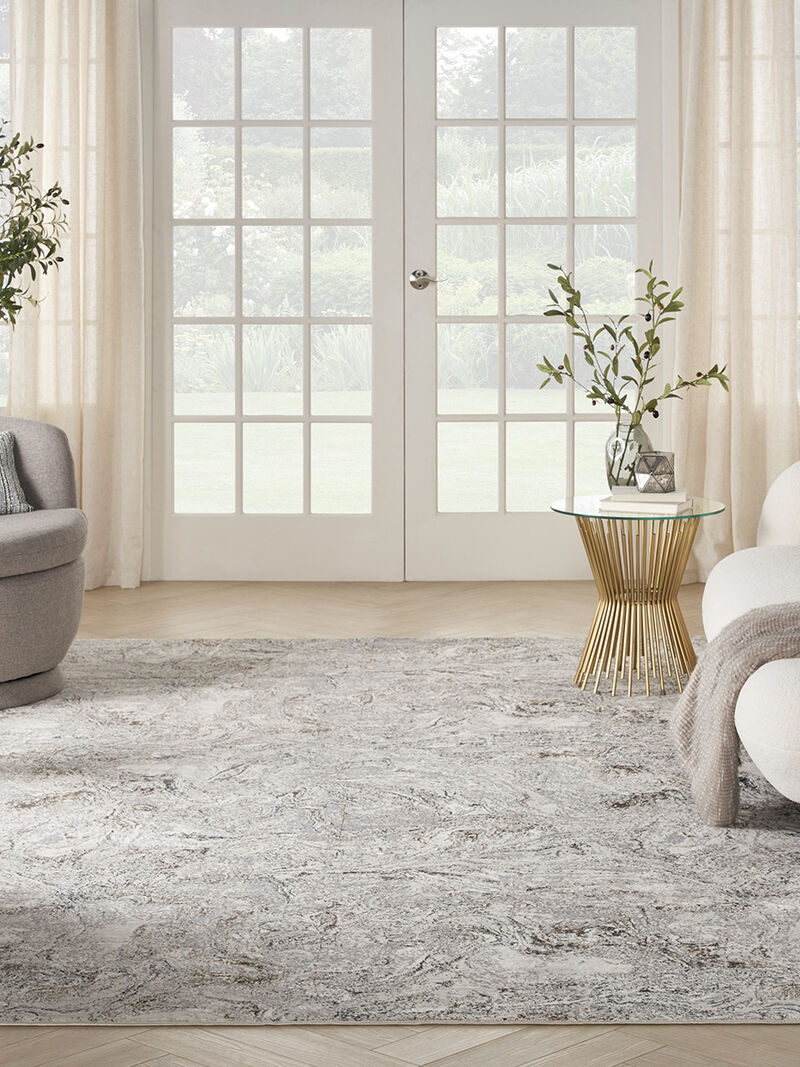Glitz GLZ20 Gray/Multicolor 9' x 12' Rug image number 7