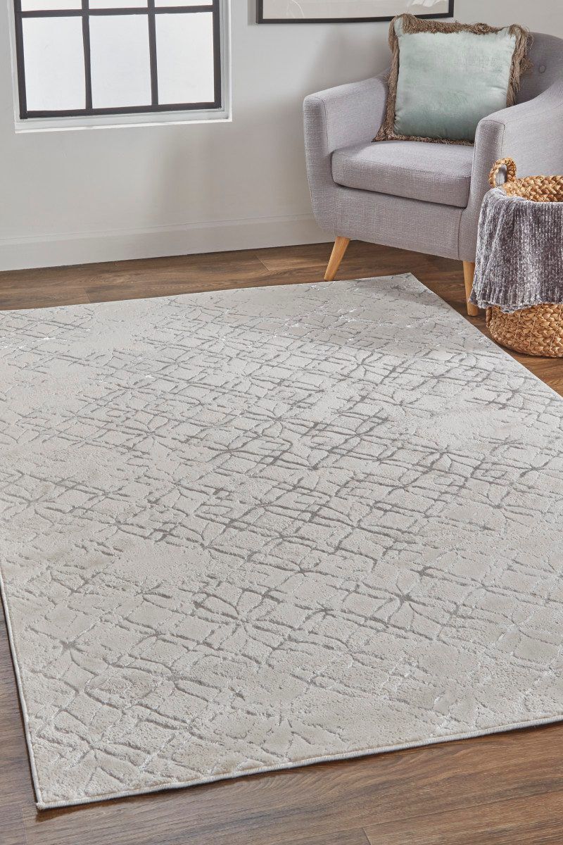 Micah 3047F Beige/Silver 9'2" x 12' Rug image number 2