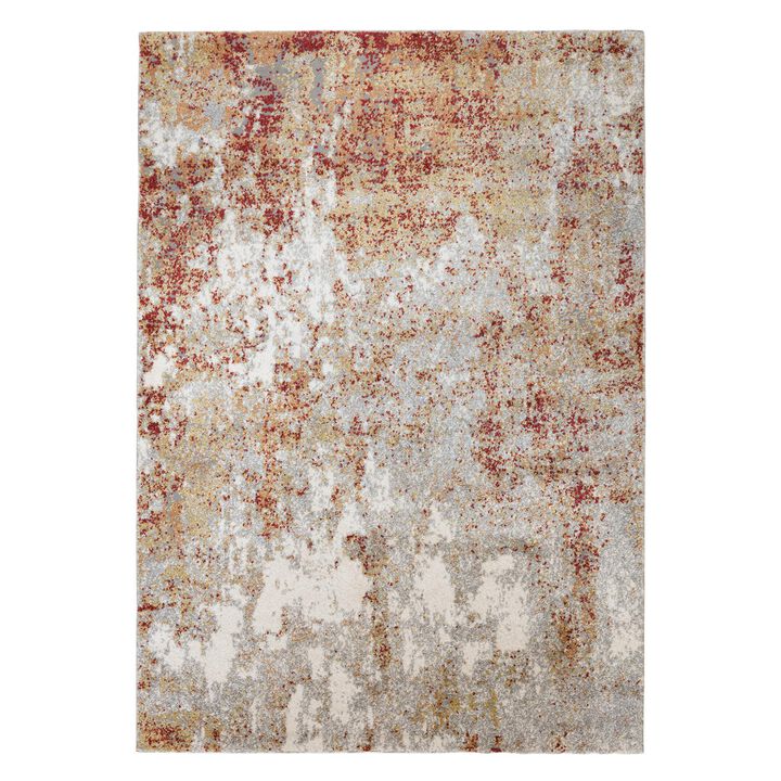 HomeRoots Abstract Area Rug