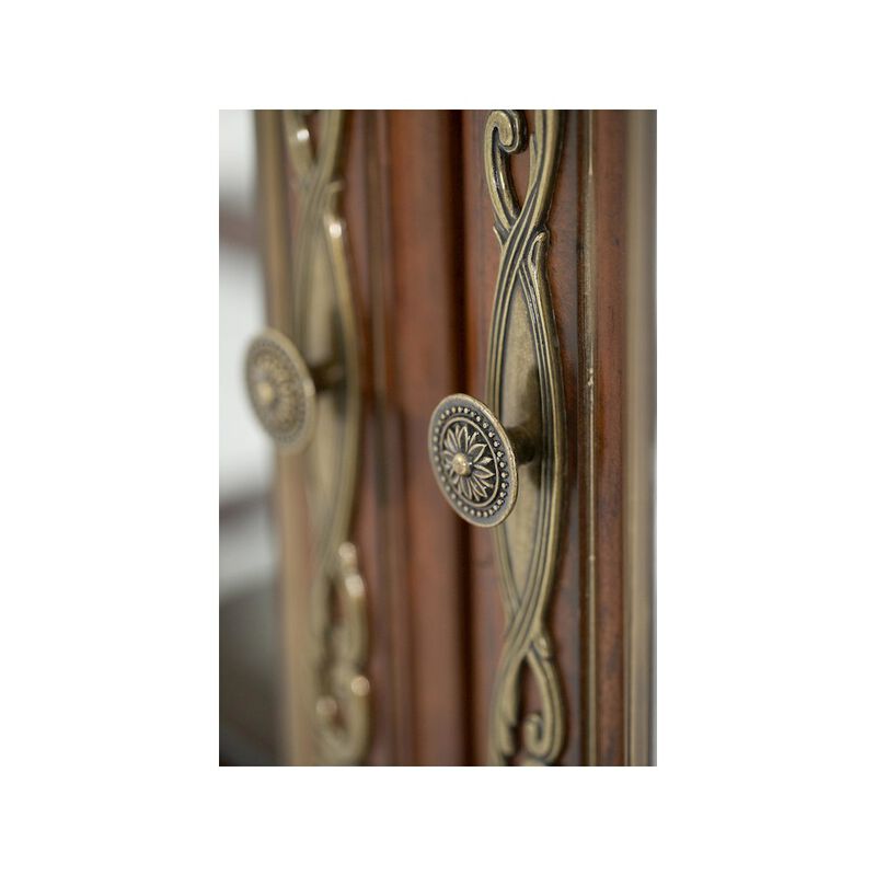 Michael Amini Villa Valencia China Cabinet - Classic Chestnut image number 6