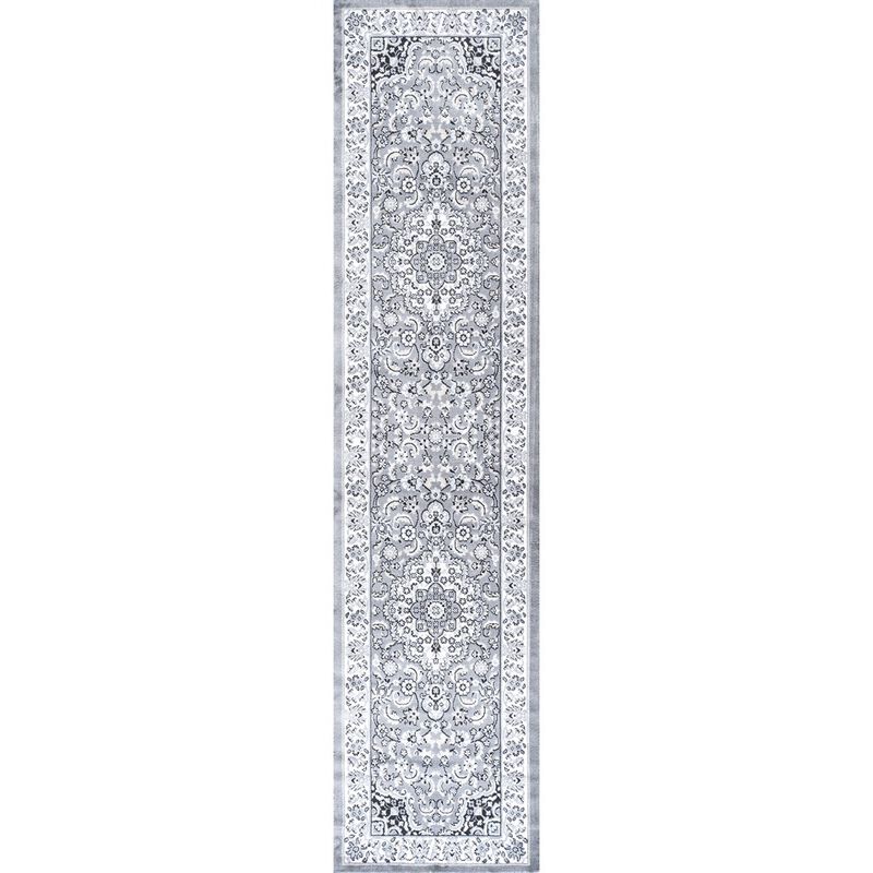 Palmette Modern Persian Floral Area Rug
