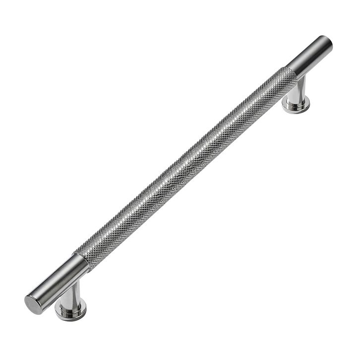 khtumeware 1 Pack 24 Inch(610mm) Soild Knurled Appliance Pulls Brushed Satin Nickel Cabinet Pulls Drawer Pulls Kitchen Hardware