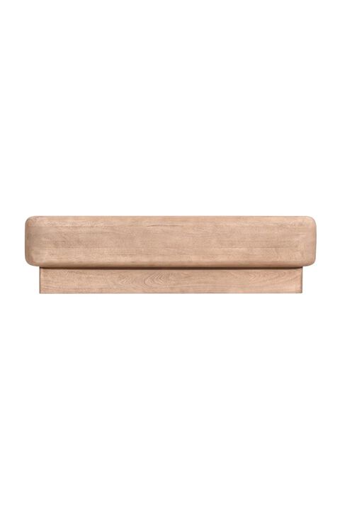 Natural Mango Wood Coffee Table | OROA Modern Bruno