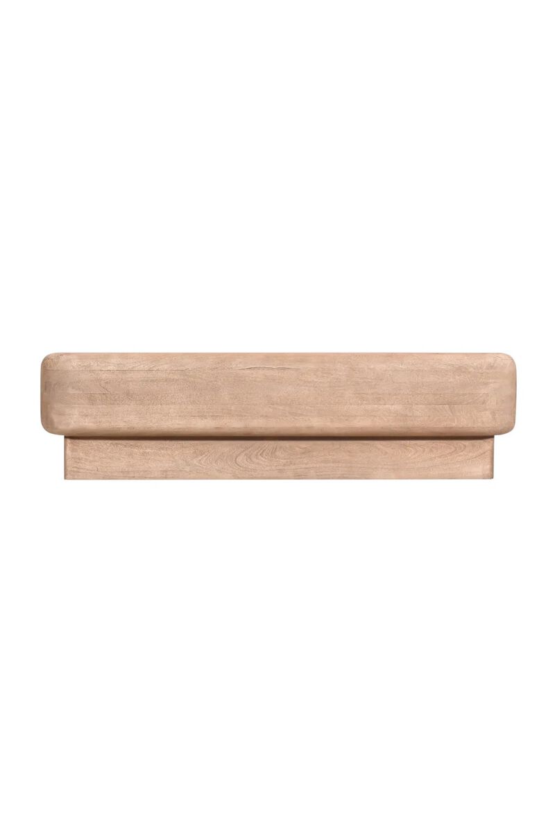 Natural Mango Wood Coffee Table | OROA Modern Bruno image number 0