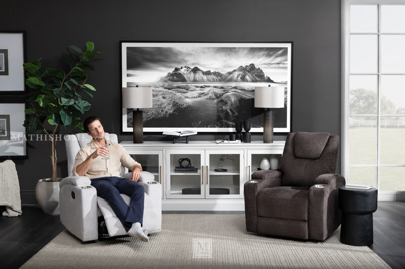 Primetime Rocking Recliner in Gray image number 6