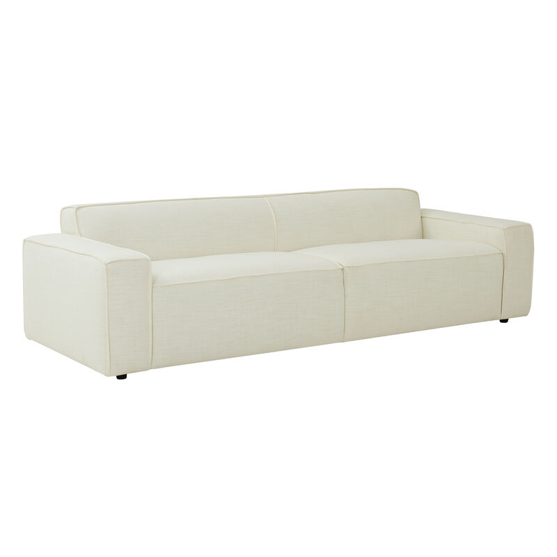 Olafur Cream Linen Sofa.