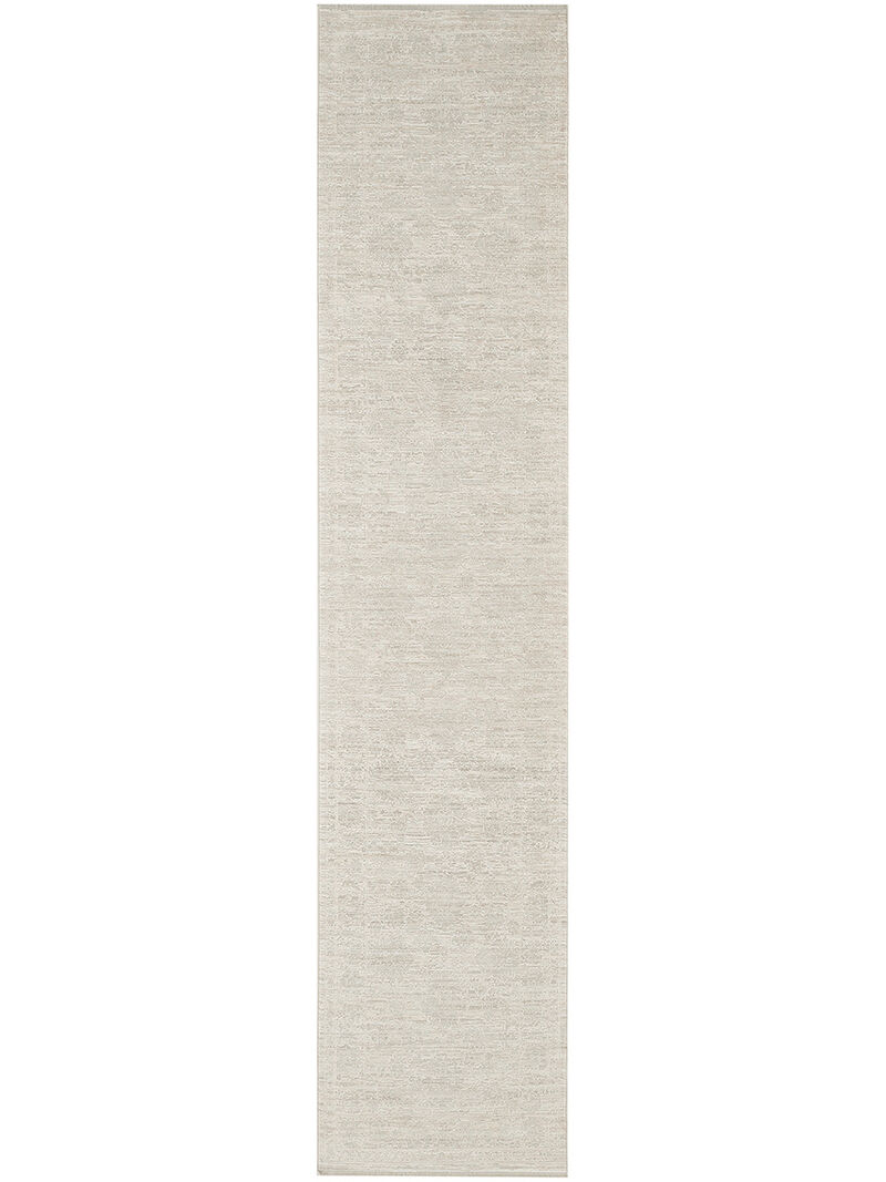 Shadows SHW03 Ivory/Gray 2'2" x 10' Rug image number 0