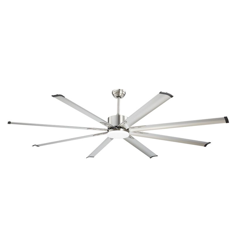 84 Inch Ceiling Fan with Light Remote 6-Speed DC Motor Flush Mount image number 0