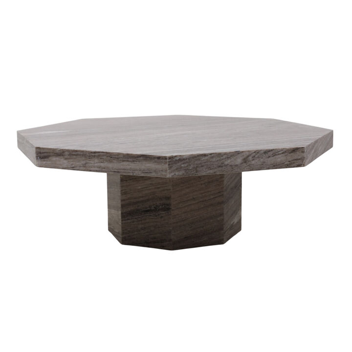Geo Shaped Marble Coffee Table