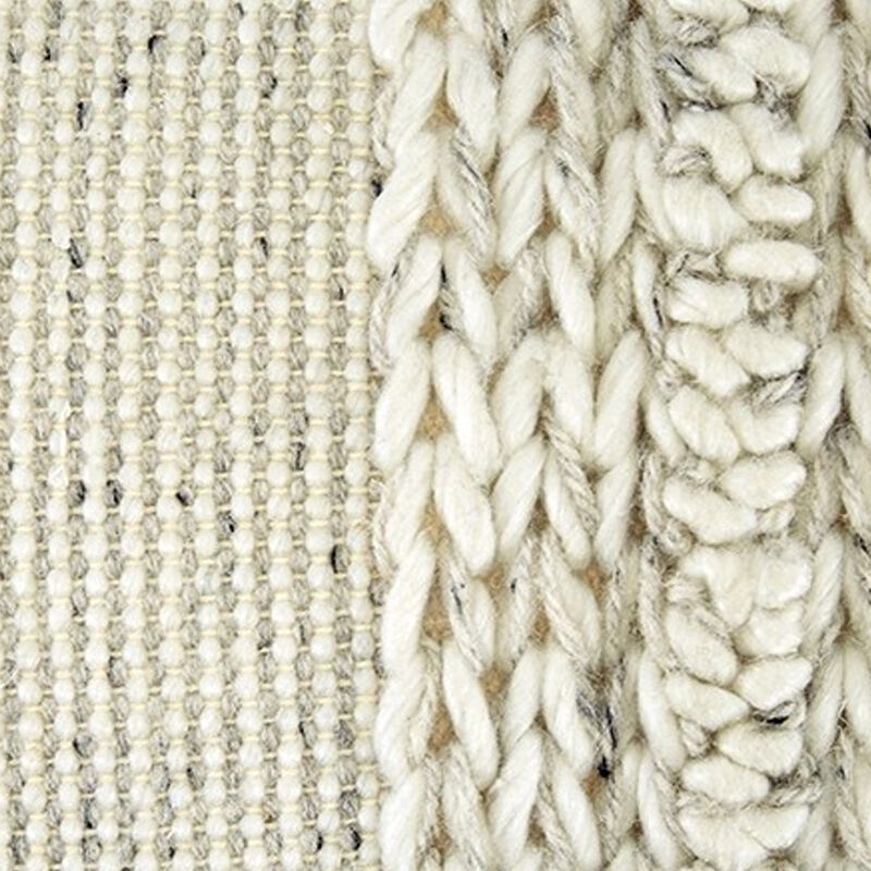 Lumbar Accent Throw Pillow, Gray White Embossed Stripes, 14 x 20 - Benzara