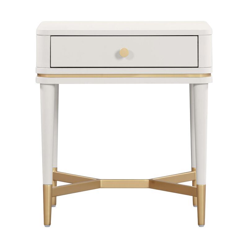 Casafoyer Julieta Cream Nightstand image number 3