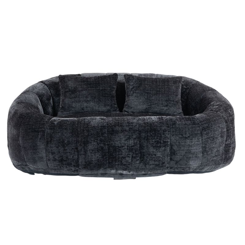 Mondawe Lazy Sofa High Back Bean Bag Chair Couch, Accent Floor Soft Lounge Chair