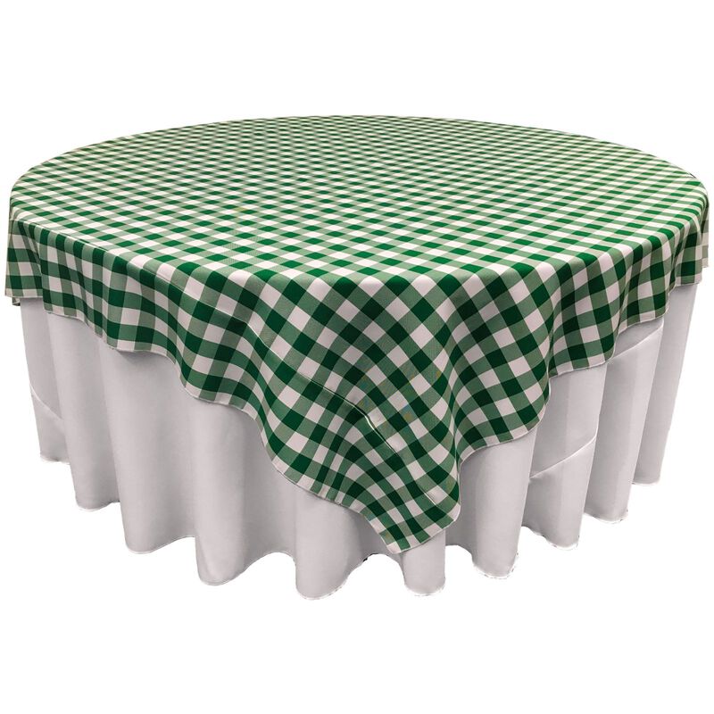 Square Polyester Checkered Tablecloth 72 by 72 Inch for Parties and Picnics image number 0