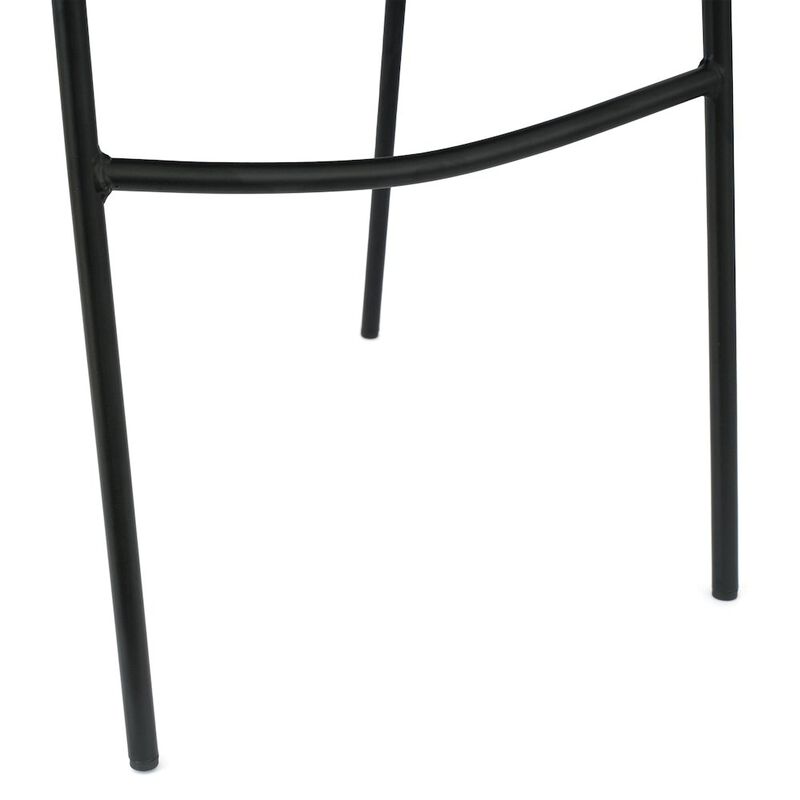 Flash Furniture Black Stack Chair with Air-Vent Back, Non-Sled Base image number 6