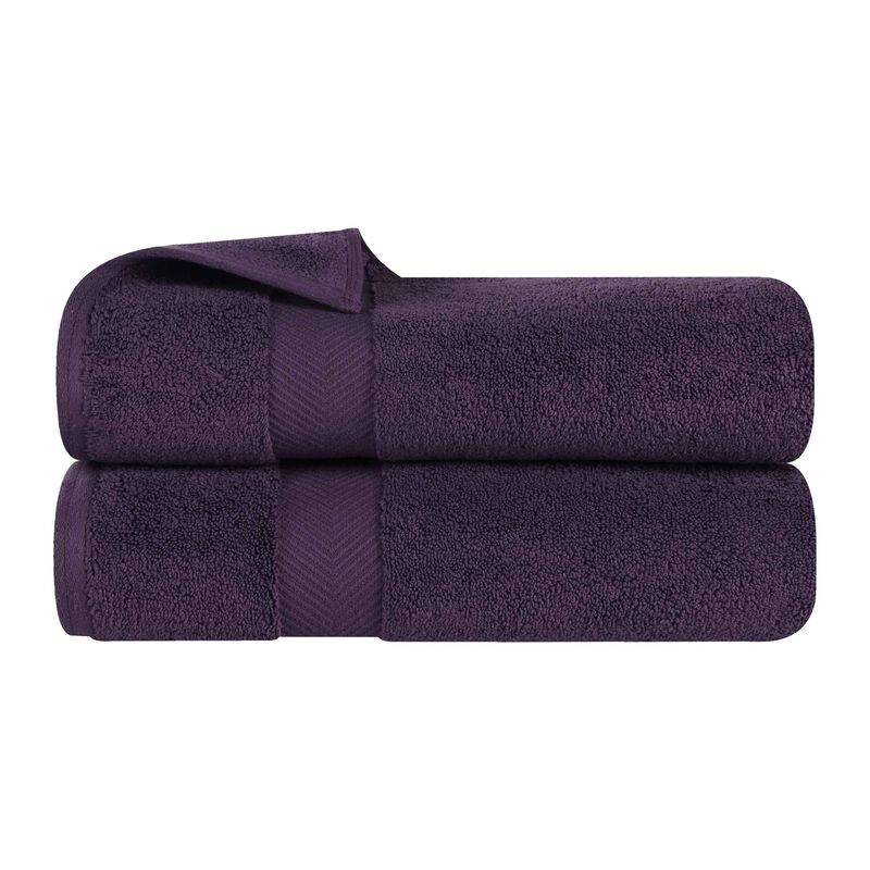 Plush Zero Twist Cotton Bath Towels Set of 2 for Bathroom Comfort image number 0