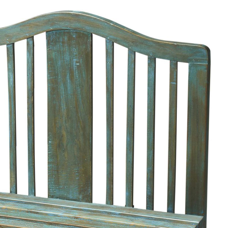 Butler Specialty Company Roseland Solid Wood 30.25W Bench, Blue