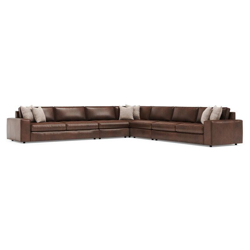 Nest Leather Sectional image number 0