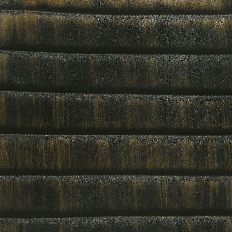 Mia 54 Inch Bench, Hand Dyed Espresso Brown Leather, Vertical Tufting image number 6