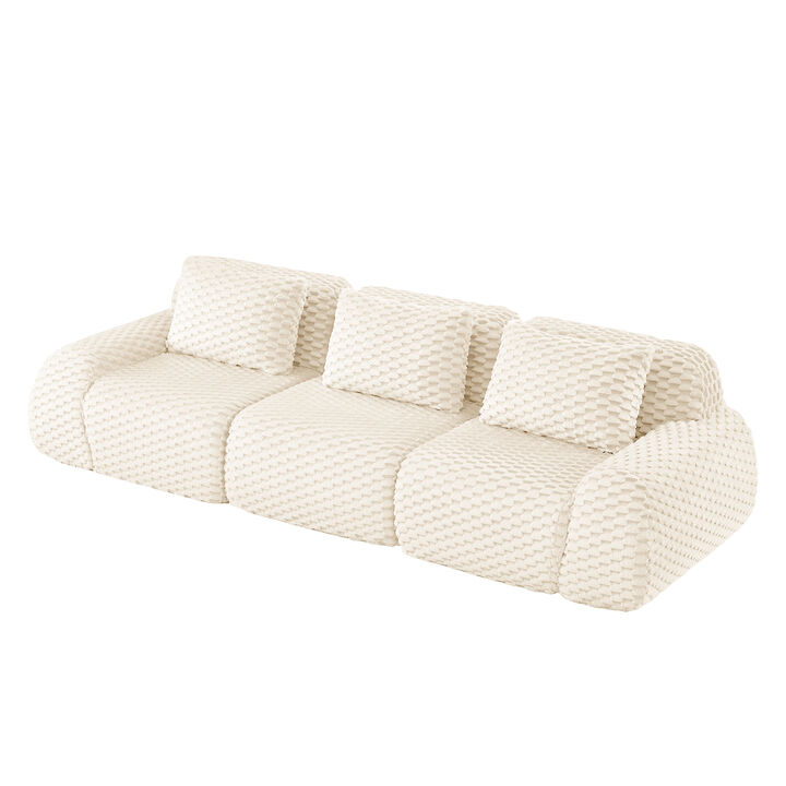 Merax Minimalist Modular Sofa with Flannelette Fabric