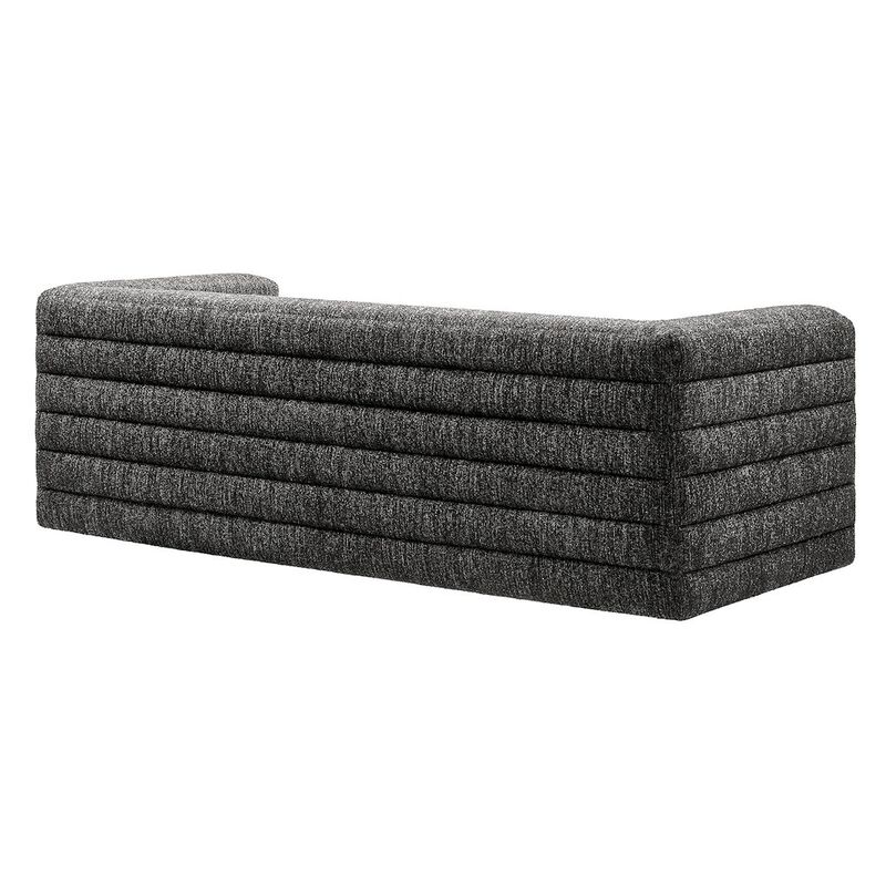 Modway Relle Channel Tufted Boucle Upholstered Sofa