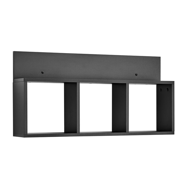 Triple Cubed Floating Shelf with Ledge