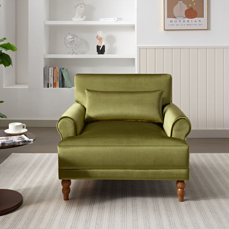 Merax Luxurious Upholstered Accent Chair