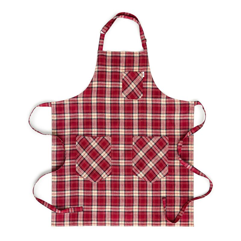 Solino Home 100% Pure Linen Apron - Linen Bib Apron image number 0