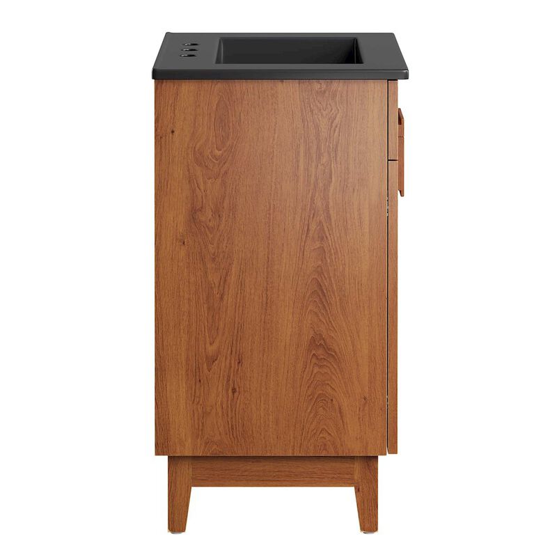 Modway Miles Vanity, Black Walnut image number 3